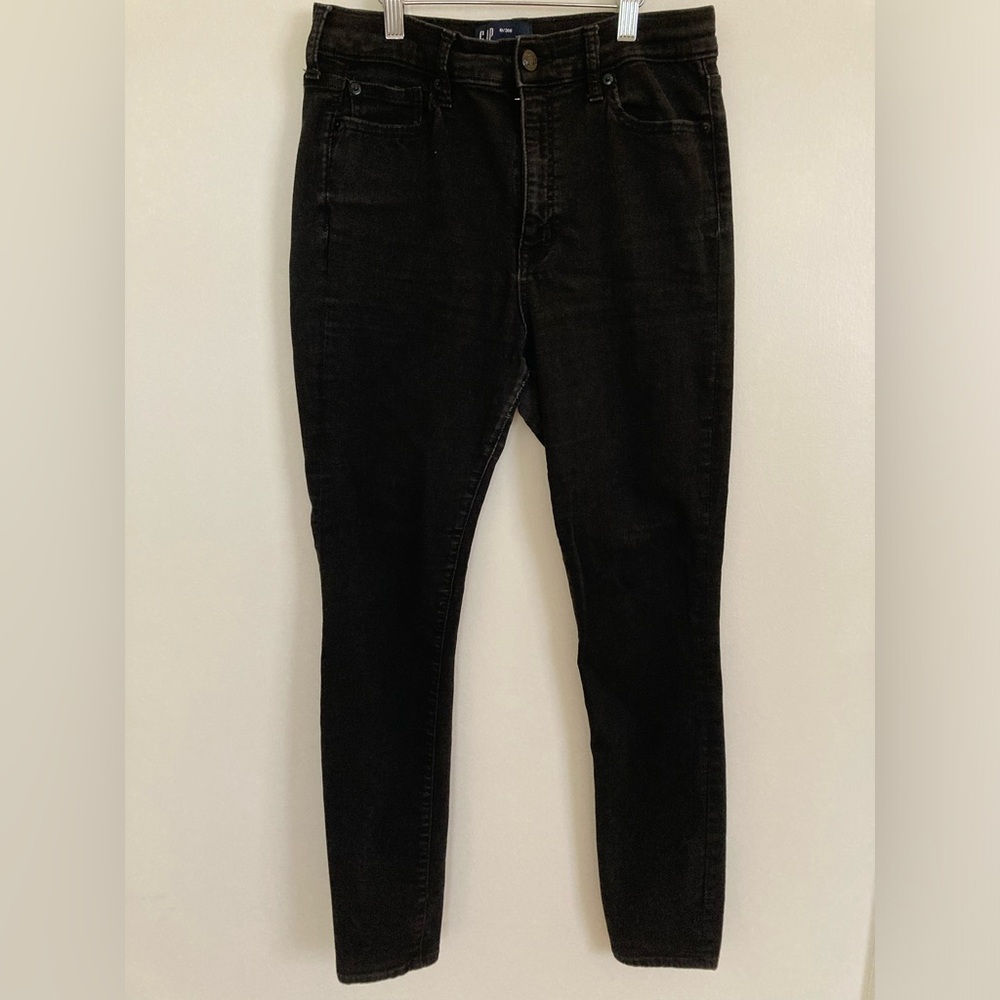 Gap denim high rise legging black pants